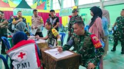 SEMANGAT KEMANUSIAAN DI TMMD ke-129: RATUSAN PENDONOR PENUHI KEBUTUHAAN  STOK DARAH