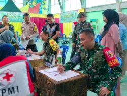 SEMANGAT KEMANUSIAAN DI TMMD ke-129: RATUSAN PENDONOR PENUHI KEBUTUHAAN  STOK DARAH
